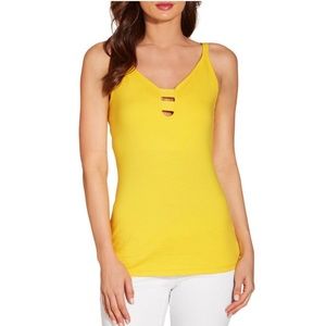 Boston Proper So Sexy Bar Cutout Tank Top